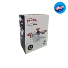 قابلمه استیل نزاز سایز 14 کد 1014