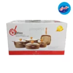 سرویس قابلمه چدن رایتون 8 پارچه کرم - Image 6
