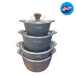 سرویس قابلمه چدن رایتون 8پ طوسی
