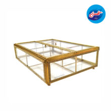 جعبه تی بگ شیشه ای 8423 (باکس پذیرایی)