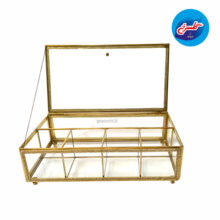 جعبه تی بگ شیشه ای L 8623 (باکس پذیرایی)
