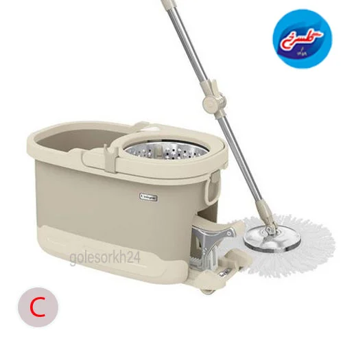 سطل و تی نظافت یونیک چرخدار 2504