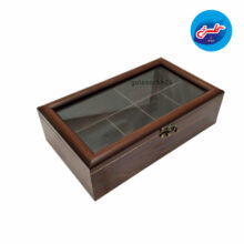 تی باکس چوبی مستطیل (باکس پذیرایی)