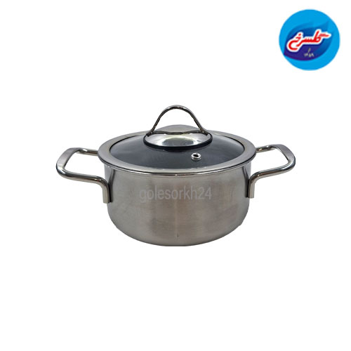 قابلمه استیل سارینوکس کف لیزری سایز 16