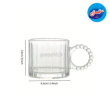 لیوان دسته دار یوجینگ مروارید 5806-4