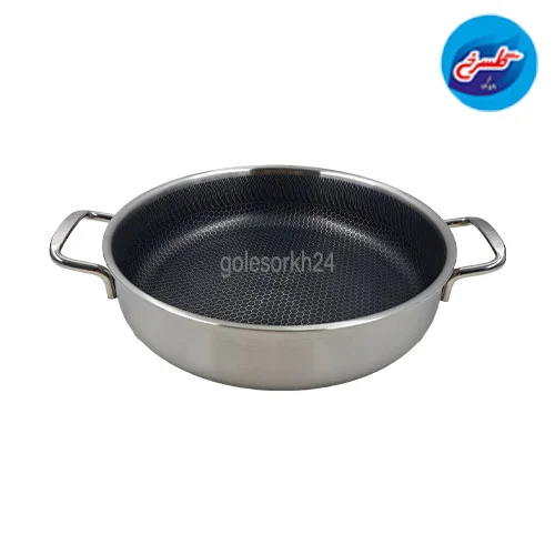 تابه استیل سارینوکس کف لیزری سایز 28