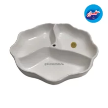 اردوسرامیکی طرح گل دسته چوبی