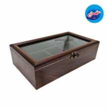 تی باکس چوبی مستطیل (باکس پذیرایی)