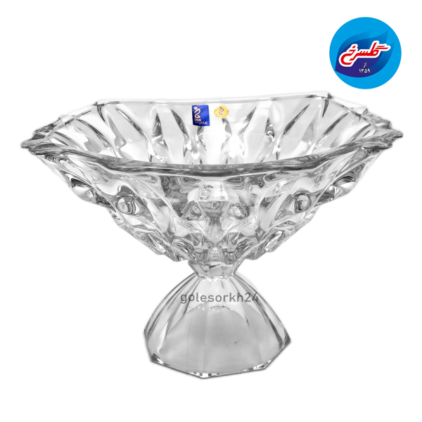 کاسه پایه دار این کریستال (Inn Crystal) مدل تیتانو