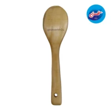 قاشق چوبی گرد بزرگ