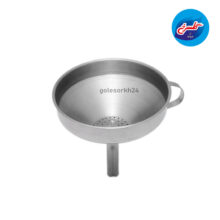 قیف استیل تی اس بست صافی دار کوچک