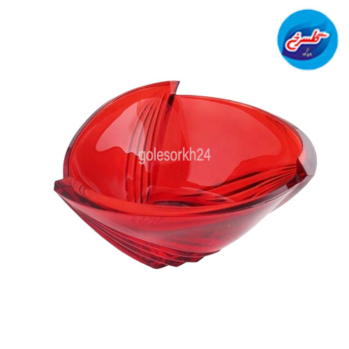 کاسه آجیل خوری کریستال قرمز گلاسکو
