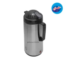 فلاسک الغمه شیشه دار بدنه استیل 1/6