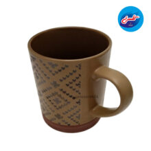 ماگ سرامیک شکلاتی مدل شطرنجی