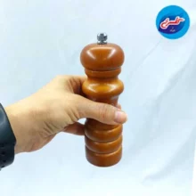 آسیاب فلفل چوبی متوسط قهوه ای