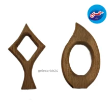 اردوسرامیکی طرح گل دسته چوبی
