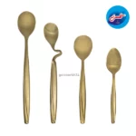 سرویس قاشق و چنگال ام جی مدل ماینز طلایی