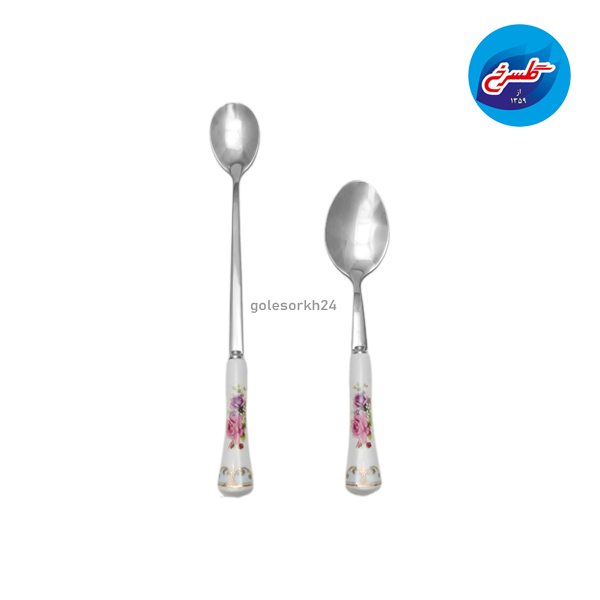 سرویس قاشق چنگال دسته سرامیک