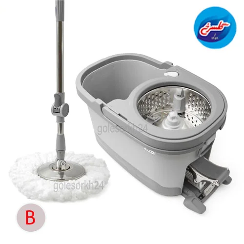 سطل و تی نظافت یونیک چرخدار 2504